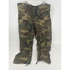 Mens ORC Industries Improved‎ Rain Camo Pants Military Camouflage Size Large